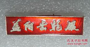 益陽齒輪廠 鋁章 證章 益陽 齒輪廠